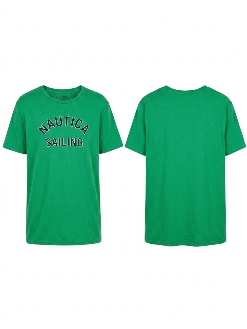 Nautica Men's Green Sailing Logo Tee